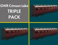 978247 Rapido GWR Lined Crimson Lake Evolution Non-Corridor Carr